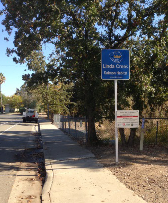 LindaCreekatCOHighWaterMarkSign